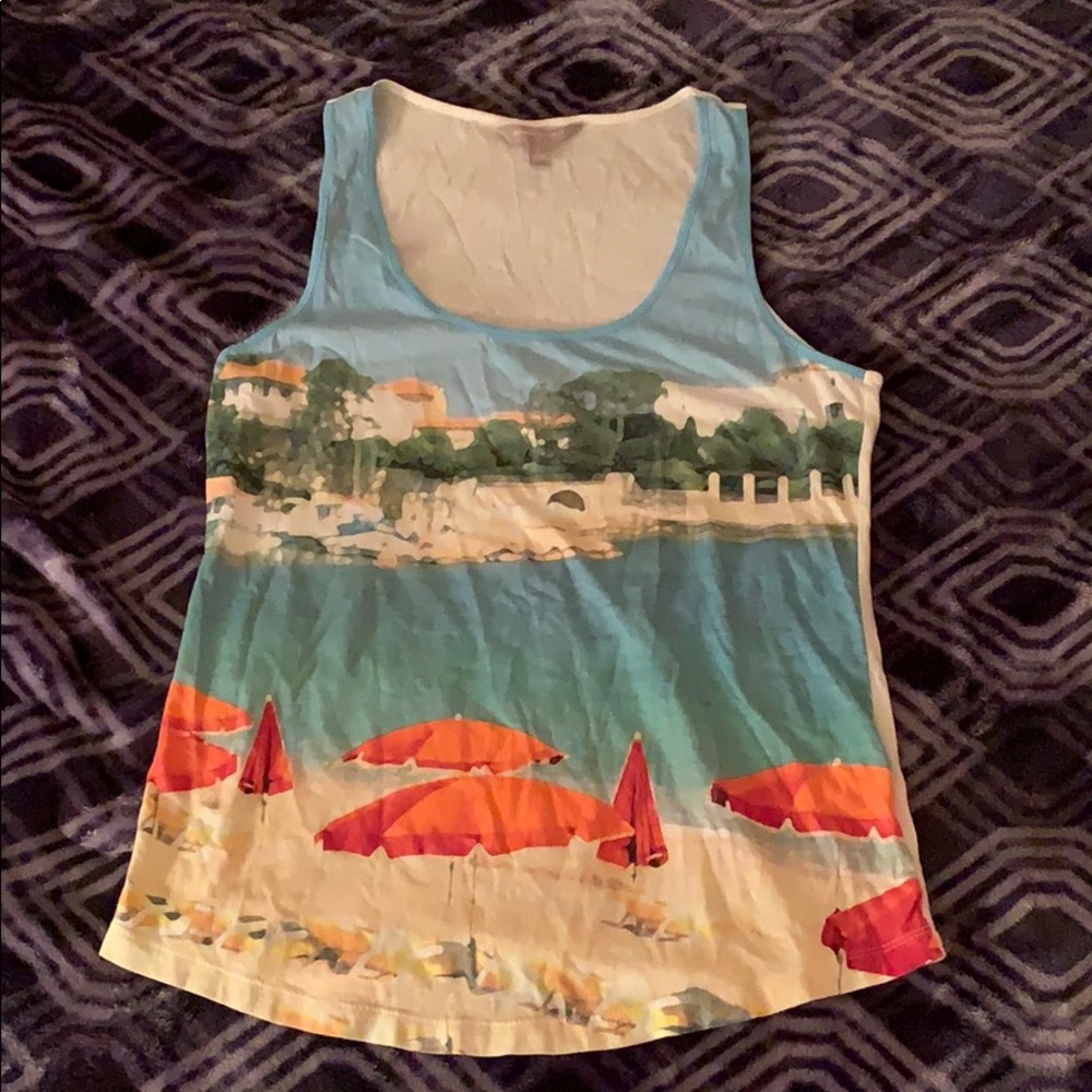 S Banana Republic beach tank